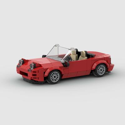 Miata MX-5 NA MOC Speed Car Cabrio Super Rennfahrzeug Modellbaustein Renn Rallye Sport Ziegel Weihnachtsgeschenk Stadt