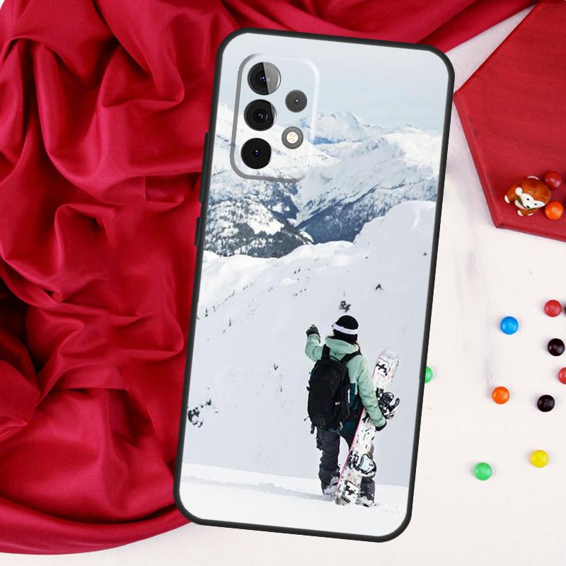 Cool Sports Snowboarding For Samsung Galaxy A15 A55 A53 A33 A35 A22 A32 A52 A54 A34 A14 A56 A36 A26 A16 A05 A06 Case