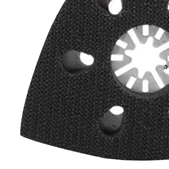 90mm Schleifpad 6 Löcher Schnellwechsel Universal Dreieckiges Schleif-Sägeblatt für Holzbearbeitung