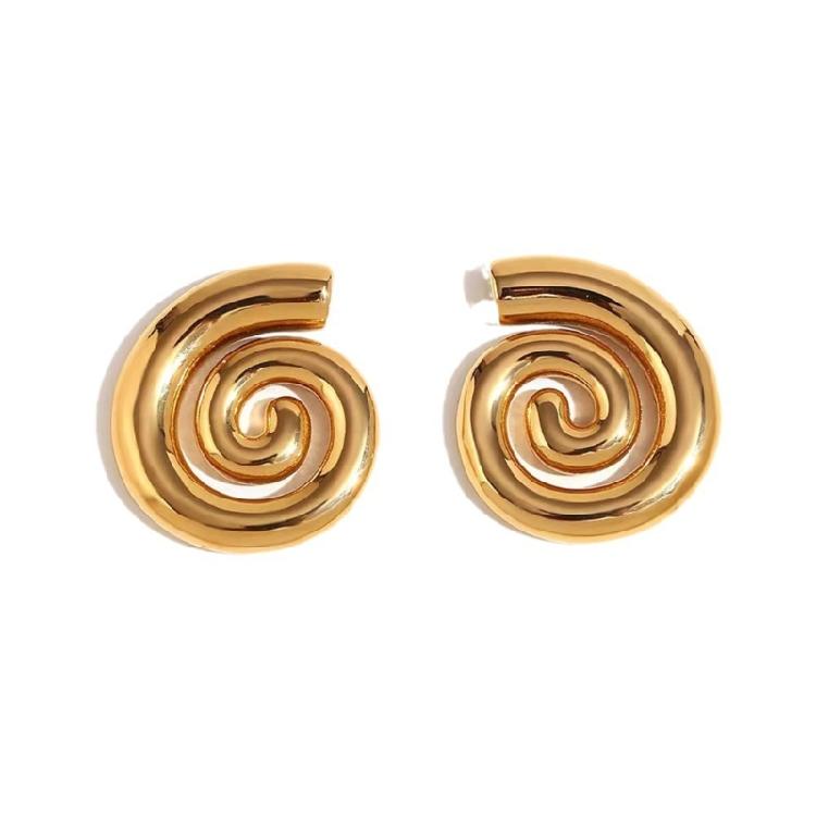 

Vintage Bowknot Heart Stripe Earring Elegant Piercing Earring Jewelry Hypoallerg