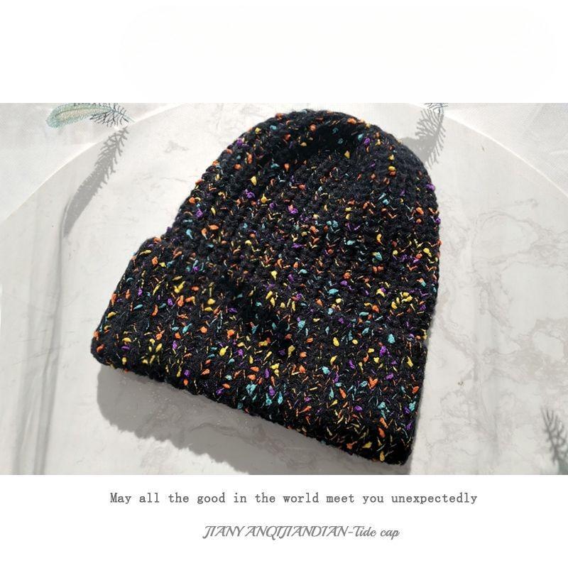 Women's Hat  Autumn Winterheattech Big Head Circumference Loose Hat Fashion Hat