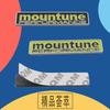 Car Styling M Logo for Mountune Performance RACING Car Fender Side Trunk Decal Emblem Badge Sticker