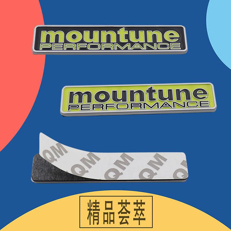 Car Styling M Logo for Mountune Performance RACING Car Fender Side Trunk Decal Emblem Badge Sticker