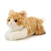 Tea Tiger Hugging Pillow 50cm Stuffed Cat Cat Realistic Fluffy Vivid Soft Side Sleeping Cute Bedding Co-sleeping Pillow Children Hugging Pillow Cute