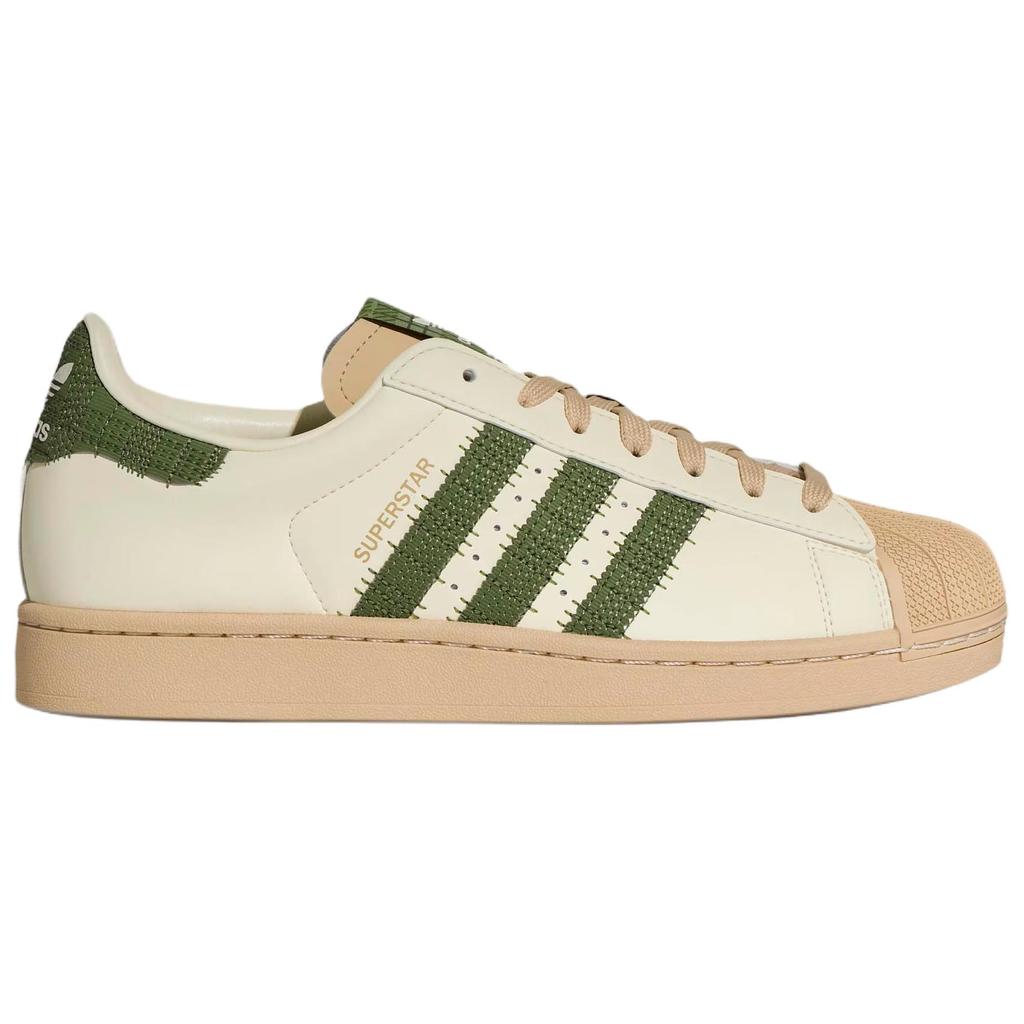 adidas Tênis Originals Superstar 2 Versátil Confortável para Skate Unissex Bege KJ3967