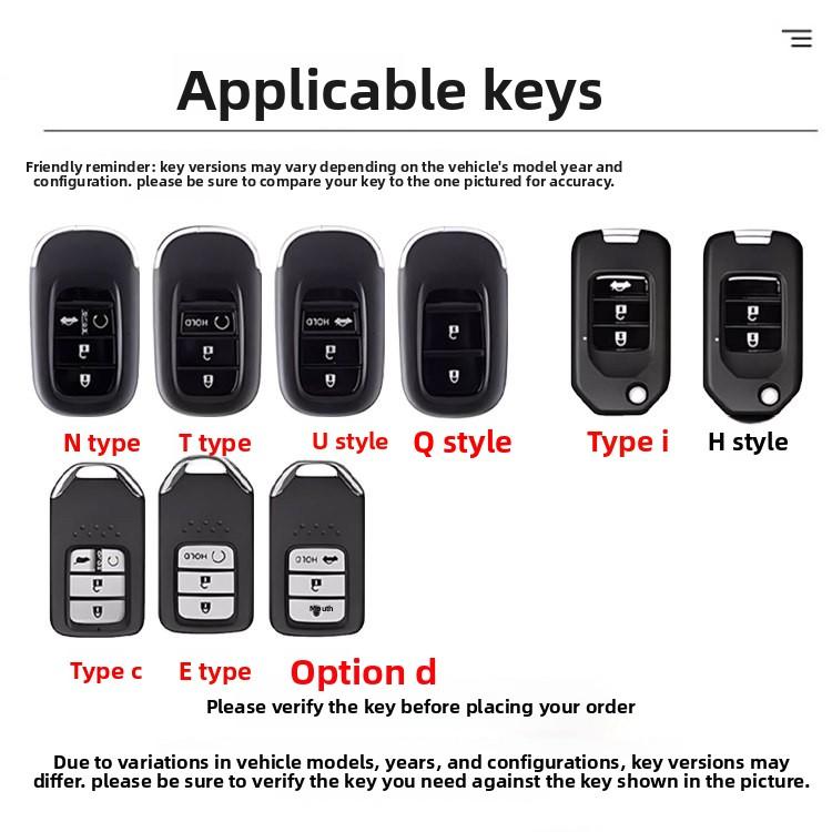 Suitable for Honda key case CRV Civic10th generation 11th generation Accord HRV model Gehao Ying XRV Crown Road car bag buckle UH3