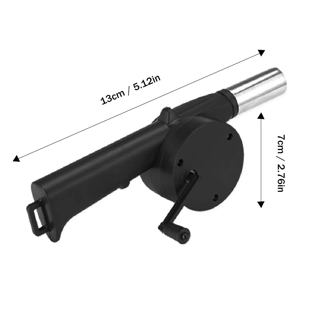 NEWOutdoor Barbecue Fan Hand-cranked Air Blower Portable BBQ Grill Fire Bellows Tools Picnic Camping Accessories Barbeque