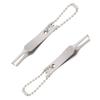 Stainless Steel Fishing Line Tweezers Cutter Lures Rings Loop Opener Quick Split Rings Opener Mini Size Fishing Pliers