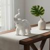Fortunate Elephant Statue Symbol of Prosperity Black and Gold Elephant Decoration Meticulously Crafted Look Handcrafted Crafted