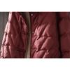 Women Plus Size New Chinese Style Thick Short Cotton Padded Coat With Frog Buttons