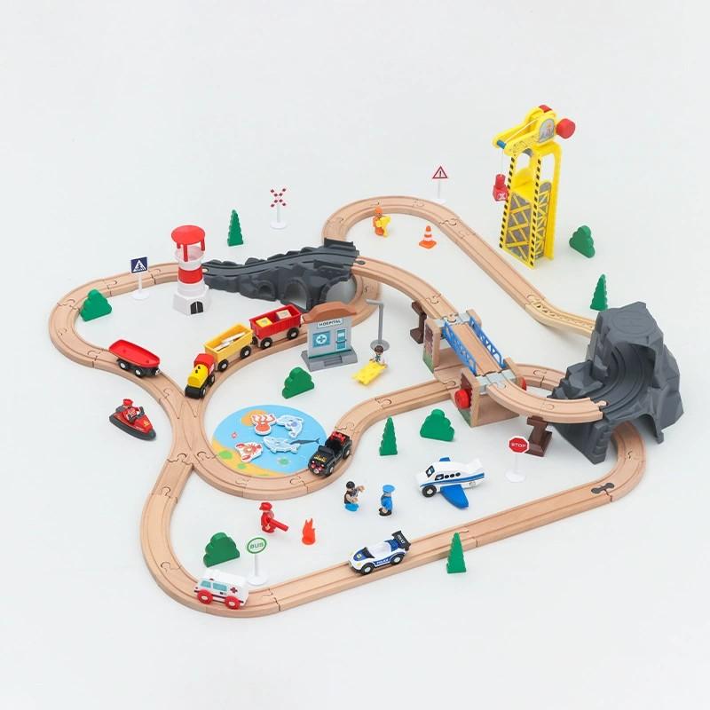 Put together yourself High-Quality Railway High-Quality Wooden High-Quality Track High-Quality Tunnel High-Quality Overpass High-Quality Track