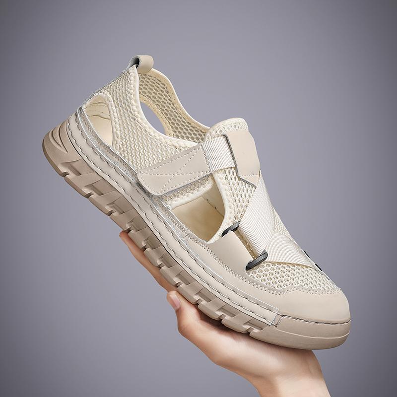 Fashion Casual Business Summer Men's sandal Leisure breathable high-quality style Office party Outdoor daily beach shoes Plus Size