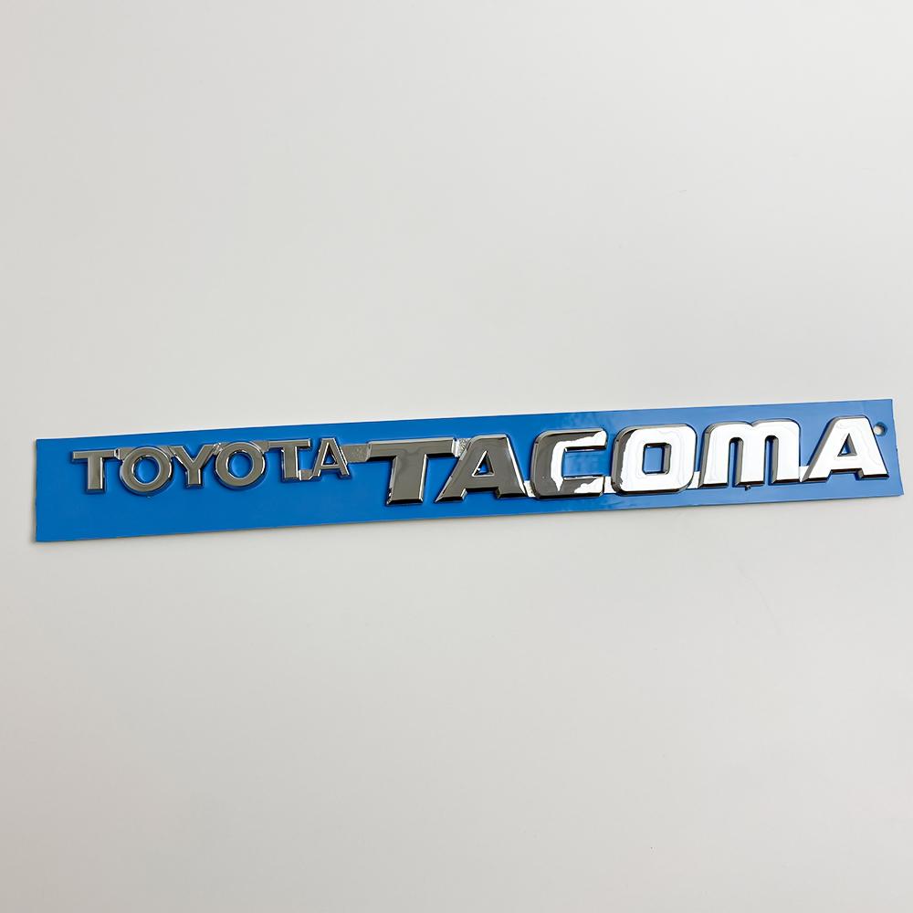 Toyota TACOMA EMBLEMS 1995-2004 FRONT DOOR CHROME BADGES Symbol Logo Name