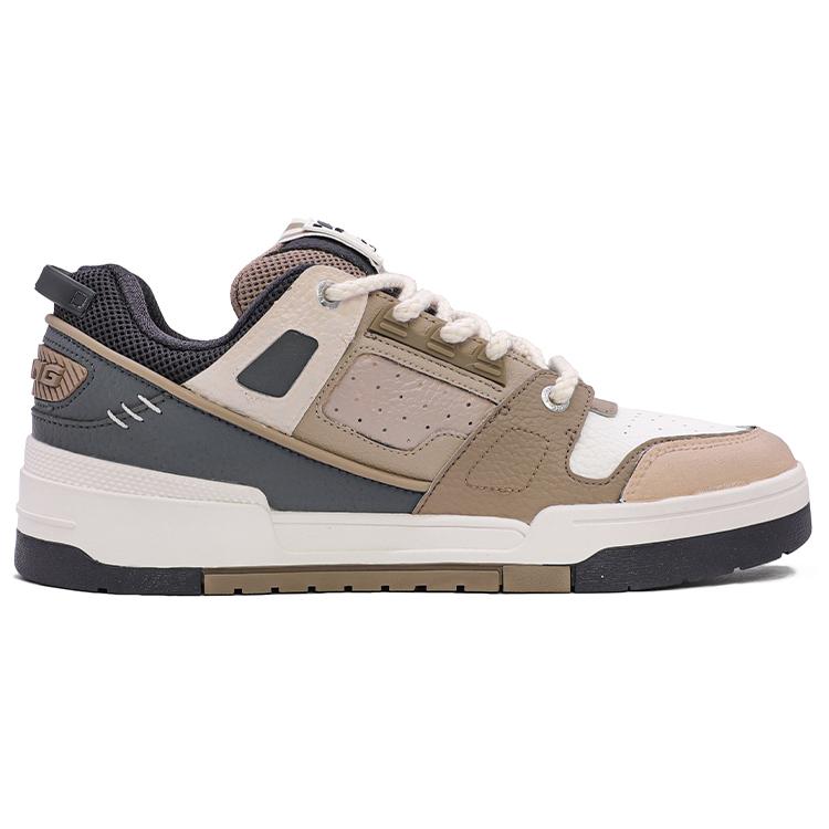 Li Ning Low top Skateboard Shoes Men's Gray Green AGCR297-4(TeamM-)