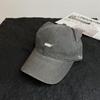 Three-Dimensional Cat Ears Baseball Cap Female Trendy Cool Babes Letter Embroidery Versatile Sunshade Showing Face Small Cap