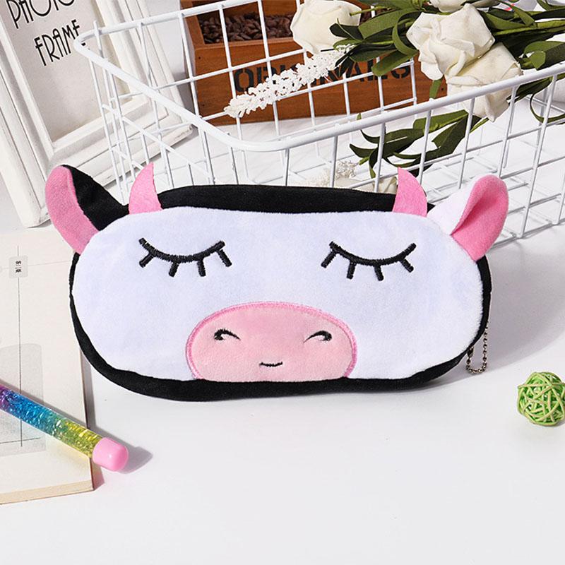 1 PCS 20CM Kawaii Cartoon Animals Plush Pouch Pencil Case Bag Key Chain Coin Purse Wallet Case Pouch Bag School Supplies Gift