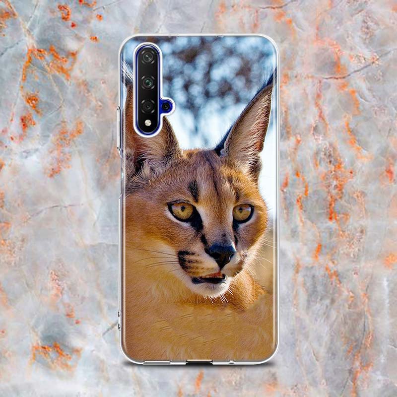 Cute Canada Lynx Silicone Cover For Honor 20 20S 20E 8 8A Prime 8X MAX 8C 8S 7A 7C 7S Pro Phone Case