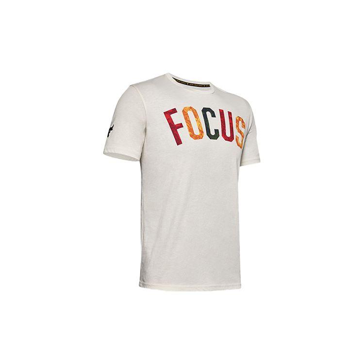

Under Armour Training Sports Straight Cut T-Shirt Men Tops White 1351584-110 XXXL