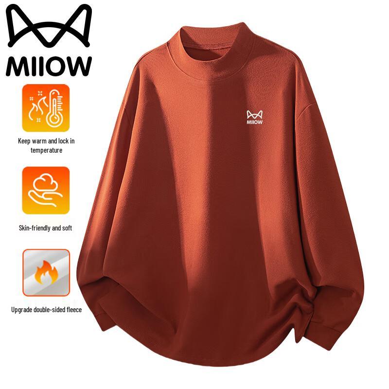 

Maoren Men s Thermal Mock Neck Long-Sleeve Base Layer 8XL