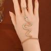 Viking Retro Snake-Shaped Hand Chain - Trendy Fashion Accessory