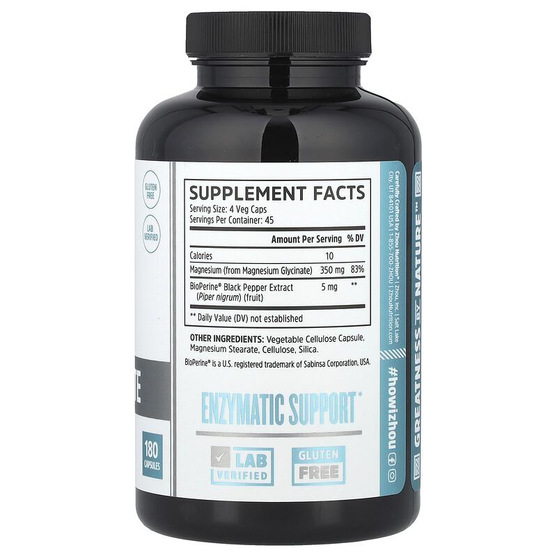 Mag Glycinate, 180 Capsules