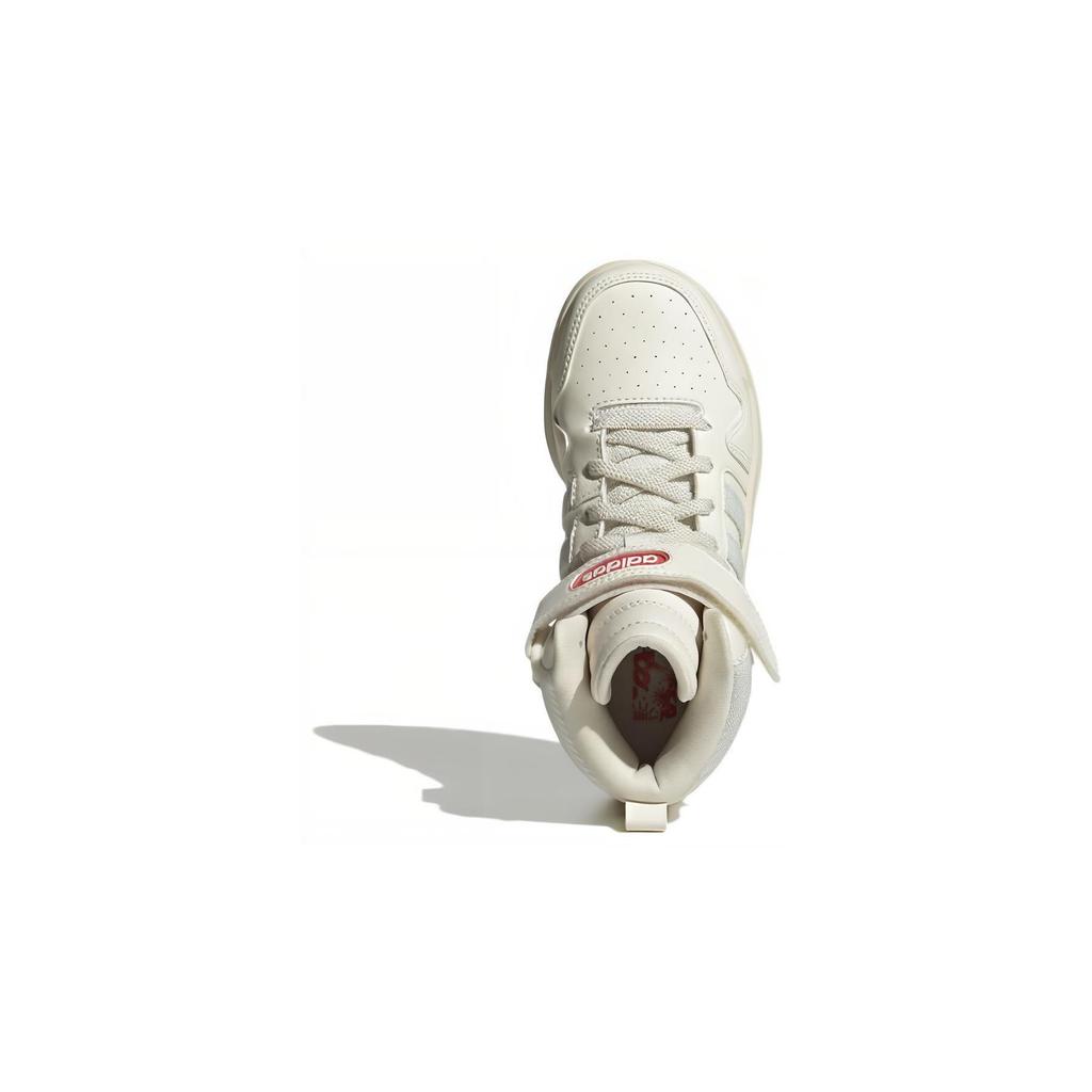 Adidas Neo Postmove Mid Cny El Fashion Comfortable Non-Slip Mid-Top Kids Skate Shoes White Kids Skate Shoes ID1145