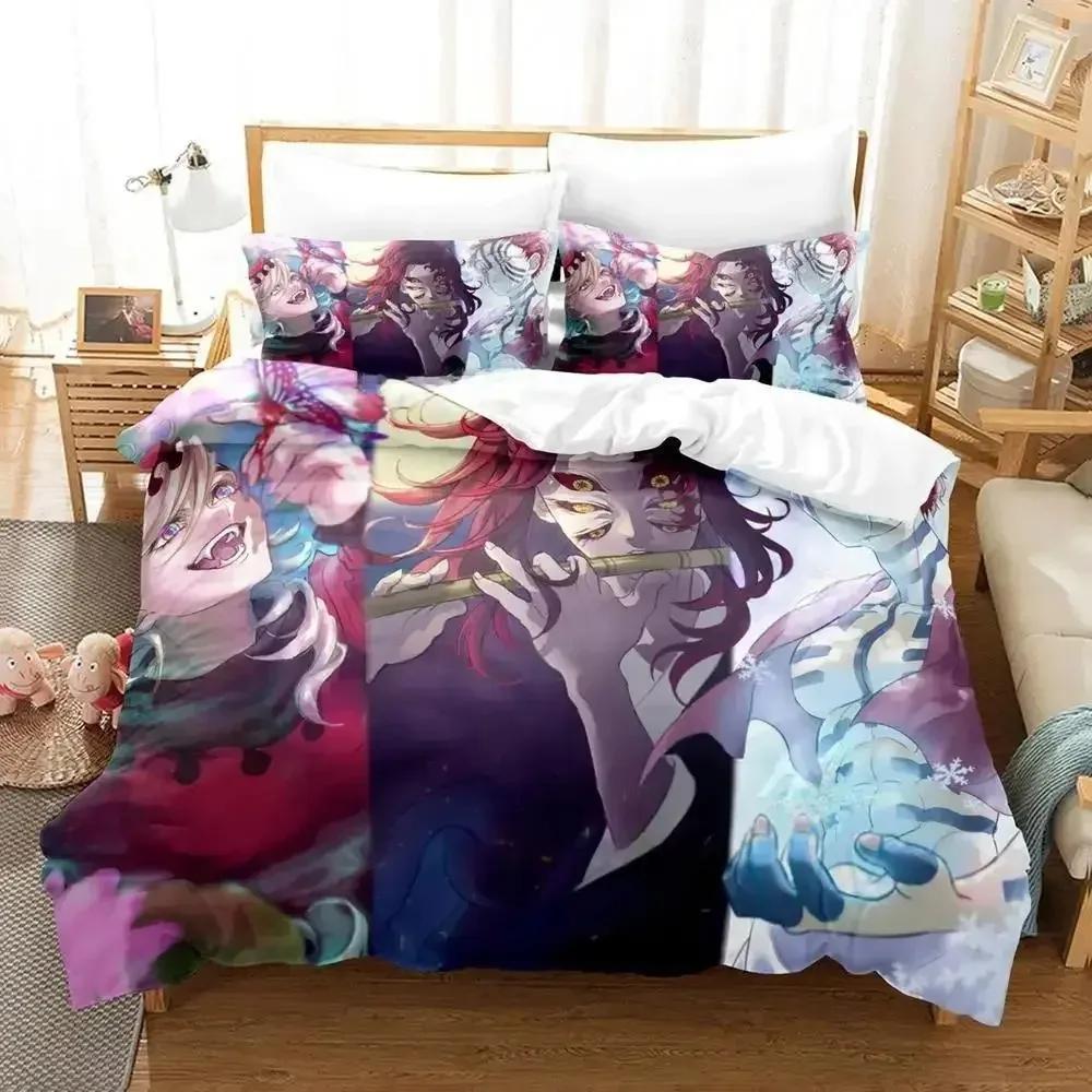 Nytt Doma Sängklädesset Enkelt Twin Full Queen King Size Sängset Vuxen Barn Sovrum Påslakanset 3D Tryck Anime Lakan Set