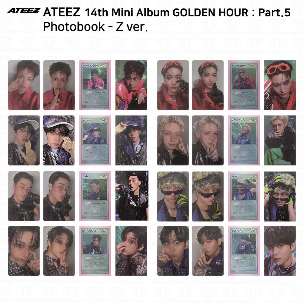 ATEEZ 14th Mini Album Golden Hour Part.5 Photobook ver. Photocard Z VER