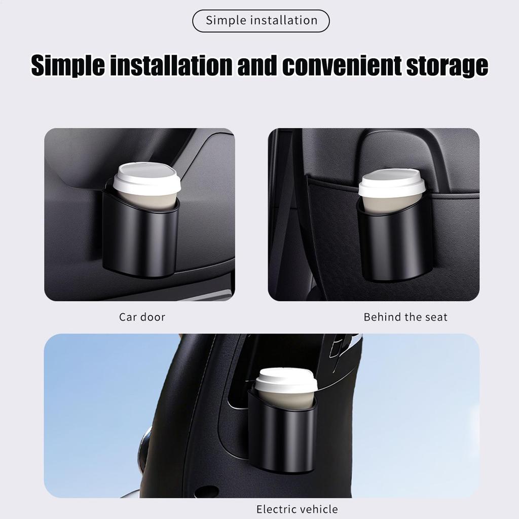 Car Water Cup Holder Mobile Phone Holder Beverage Holder Trash Can Car Seat Back Door Armrest Multifunctional Box Cup Holder