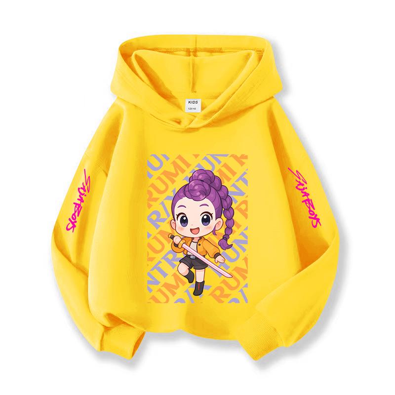 

K-pop Хэллоуин Детская толстовка с капюшоном Рождественская повседневная одежда Корейский стиль Уютный топ для детей Девочек Мальчиков Праздничный подарок 100