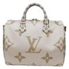 LOUIS VUITTON M44572 Monogram Giant Creme Khaki Speedy Bandolier 30 Boston bag Creme/KhakiUsed