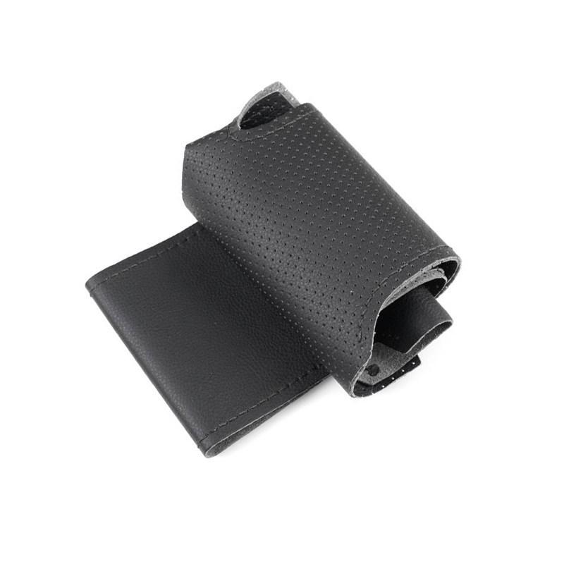 Hand-stitched Car-styling Steering Wheel Black Leather Cover For Mini Coupe 2001-2006 Convertible 2004-2008 For Mini R50 R53 R60