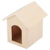 1:12 Puppenhaus Holz Haustierhaus Simuliertes Miniatur Hundezwinger Modell Rollenspiel Spielzeug Zubehör Einfarbiger Hundezwinger