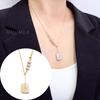 Colar de pérolas naturais europeias e americanas Meier - gargantilha em forma de Y da moda feminina com pingente de cubo de açúcar ajustável