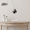 Rock Climber Statue Artistic Realistic Appearance Delicate Craft Wall Retro American Resin Pendant Ornament
