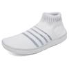 Casual socks, shoes, classmates, breathable elastic one-pedal, lazy running shoes, flying woven sports net shoes