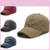 Stylish Men's Baseball Cap With Unique Embroidered Anchor Design For Spring And Autumn Seasons