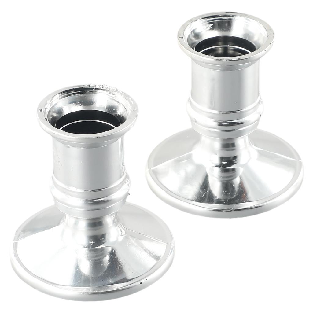 One Pair Taper Candle Holder Base For Standard Candlestick Home Room Decor Gear