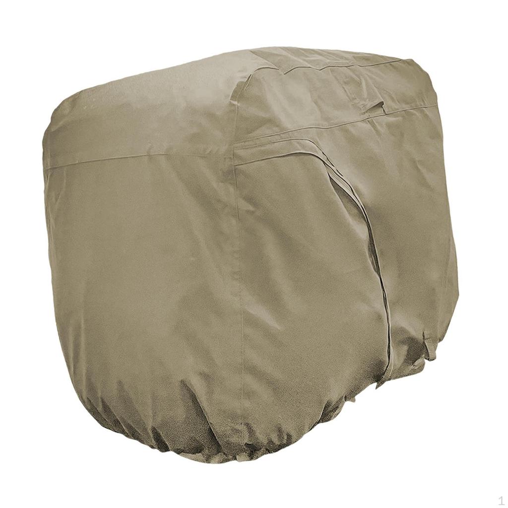 Cart Cover , 2 Passenger Golf Buggy Sun Zipper Sunscreen with Bottom Elastic Strap
