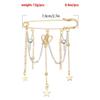 Gioielli Retrò Diamante Stella Amore Perla Catena Frangia Spille Eleganti Abbigliamento Donna Decorazioni Accessori Ciondolo Borsa Spille Completo Regalo