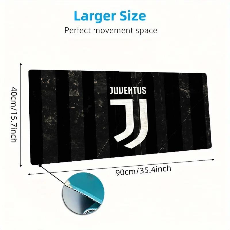 Juventus Football Club3 Print Cushion Non-slip Laptop Tablet Big Mousepad XXL Mat Mini PC Playmat With Lock edge