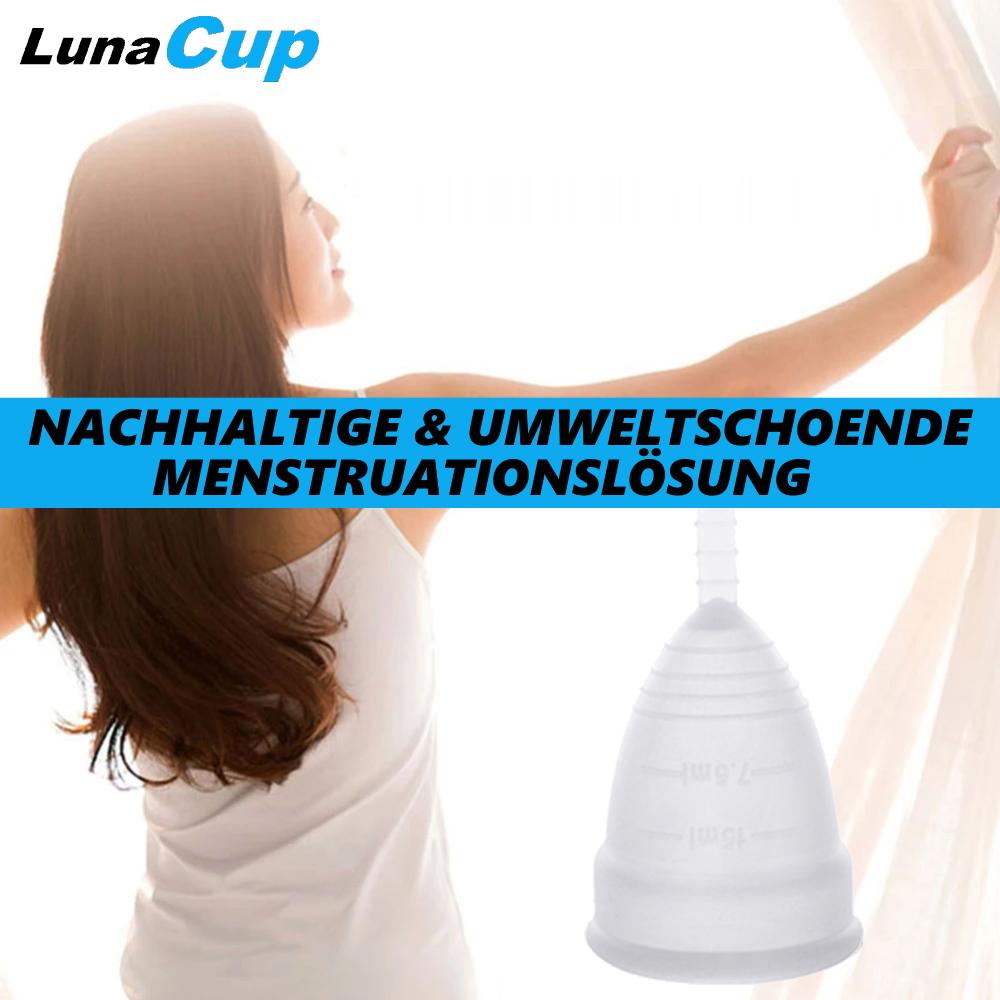 LunaCup Menstruationstasse Weiches Silikon wiederverwendbar Tampon Ersatz 2er