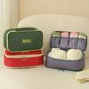 Large Capacity Lingerie Storage Bag Double Layer Travel Bra Organizer  for Women