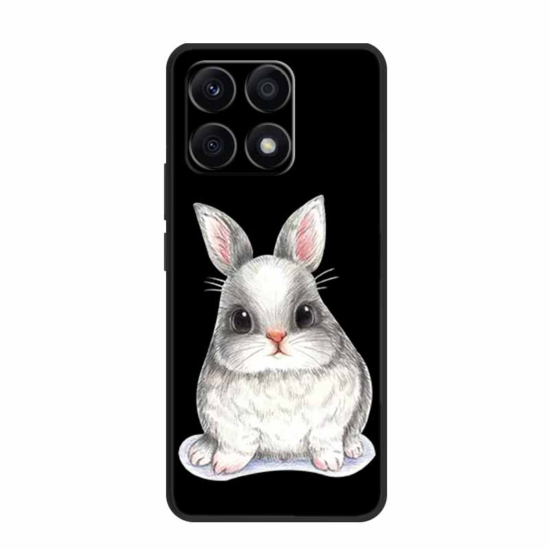 Black Silicone Case For Xiaomi 15T Pro Case Cartoon Cat Soft Back Cover For Xiaomi 15T 5G 17 14T Pro Phone Case Coque Funda Para