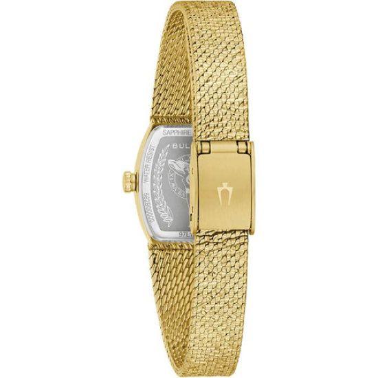 Bulova Classic Goddess of Time Green Dial Ladies Watch 97L184