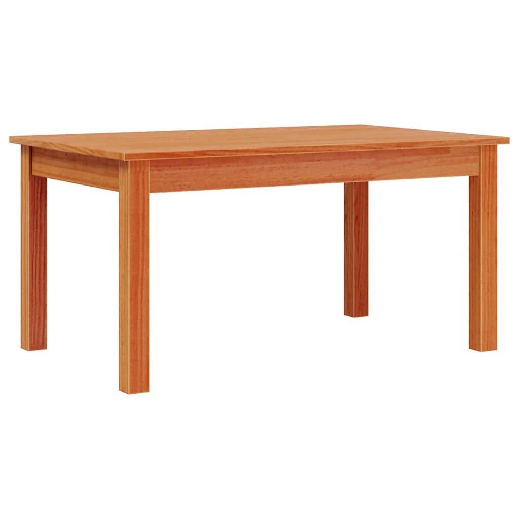Coffee Table Wax Brown 80 x 50 x 40 cm Solid Pine Wood