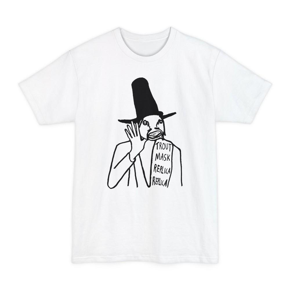 

oversized captain beefheart trout mask replica album original drawing big tshirt 3XL