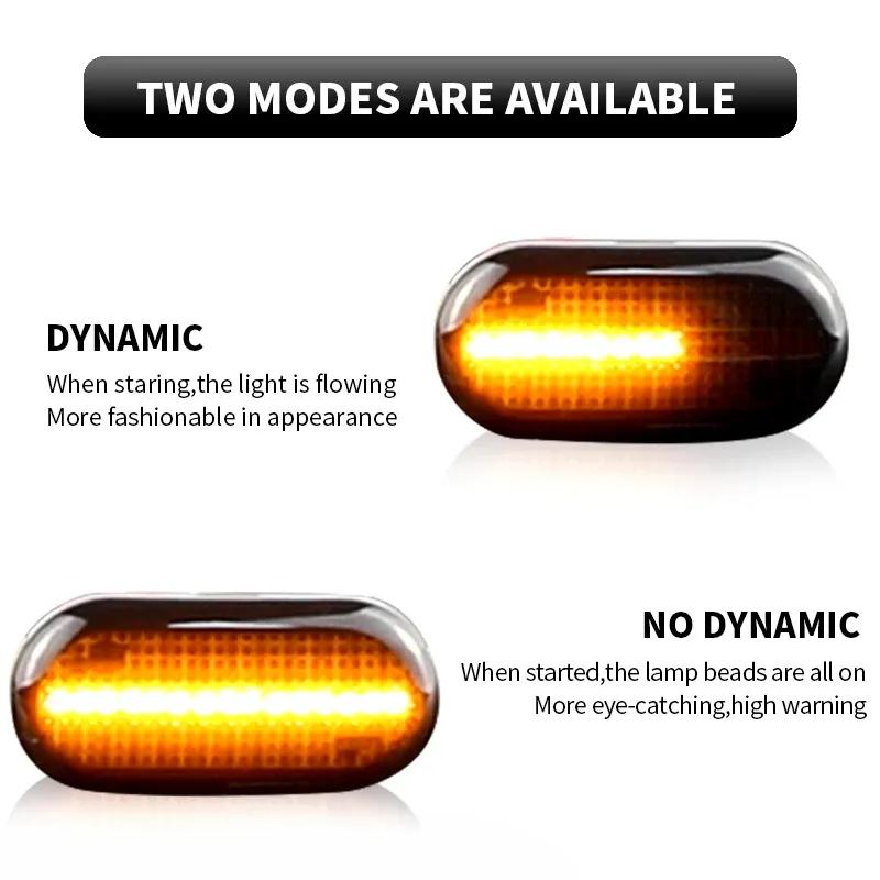 2x Led Dynamic Side Marker Turn Signal Lights For Nissan Interstar Bus X70 X83 Pritsche/Fahrgestell Kasten Bus X83 Kubistar X76