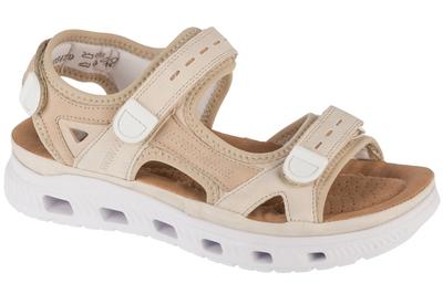 Sandals 64074, Womens Beige Sandals