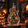 Pumpkin Guitar Liquor Storage Bottle Ghost Empty Wine Bottle Clear Glass Bottle  Halloween Holiday